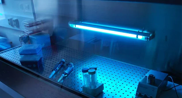 Disinfection of laboratory equipment